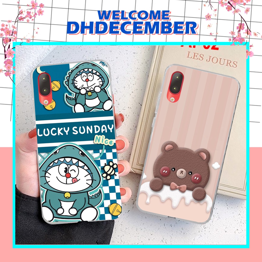 Ốp lưng Vsmart STAR in hình gấu K@ws, gấu nâu, dor@emon RẺ- ĐẸP- BỀN