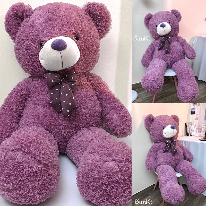 Gấu Bông Teddy First Love 1m3 khổ vải cao 1m2 Cao Cấp BUNKI