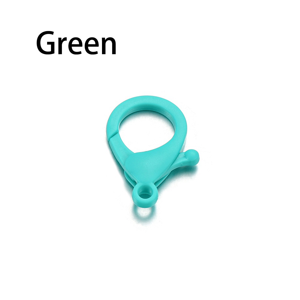 Set 10 móc khoá nhựa St.kunkka nhiều màu sắc làm đồ trang sức/ móc khoá/ túi xách DIY