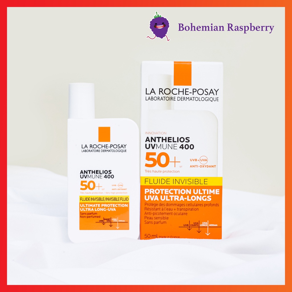 La Roche-Posay Anthelios UVMUNE 400 Invisible Fluid SPF50  - Kem chống nắng Shaka