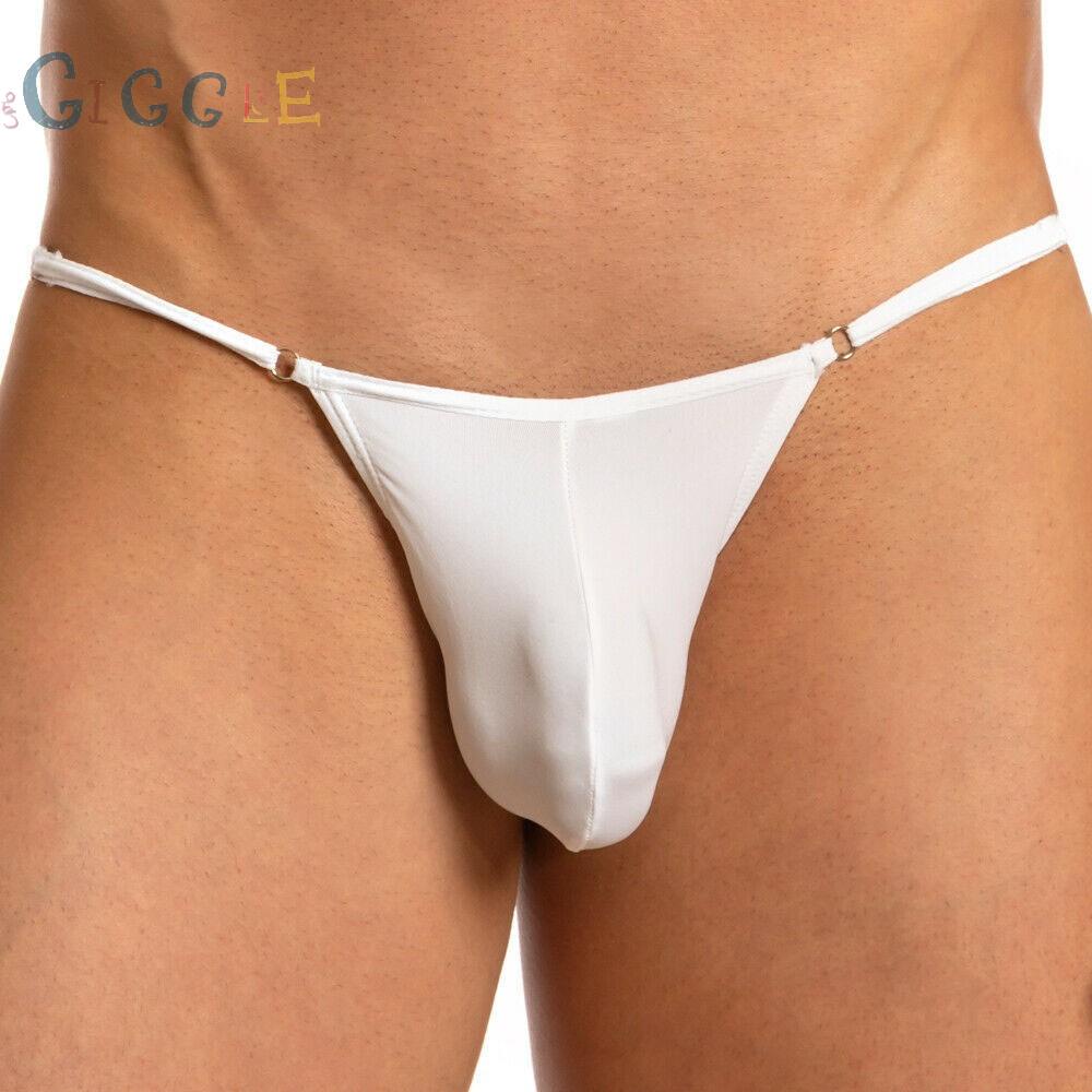 Underwear Bikini Comfy Enhancing G String Ice Silk Mens Panties Pouch Soft