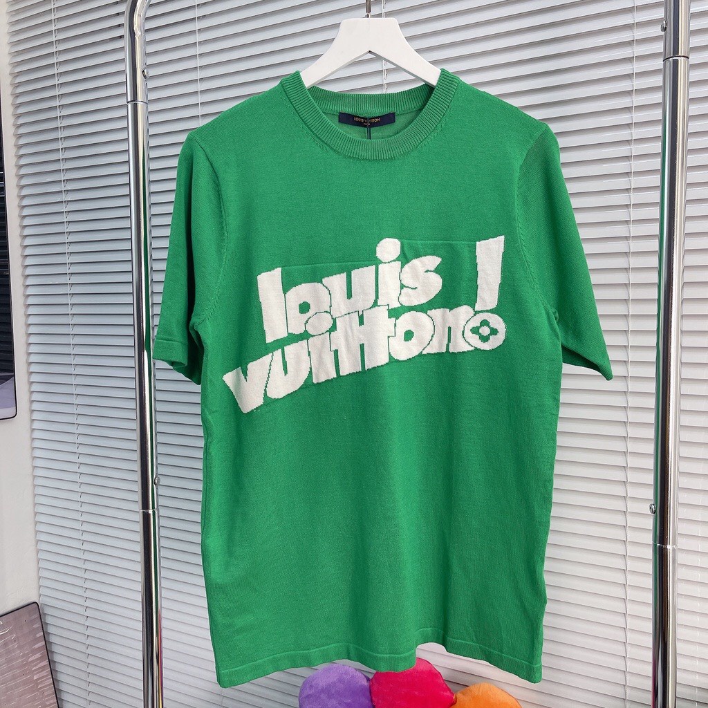 Áo Tee Luon Vuituoi Everyday LV Crewneck Tee Cao Cấp Full Tag Túi, Áo thun LV
