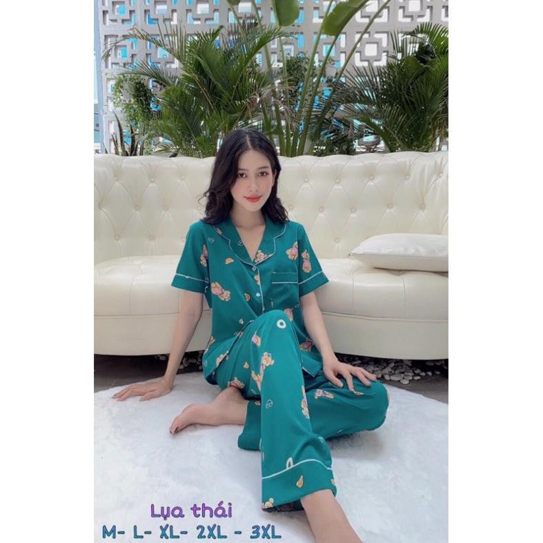 BIGSIZE PIJAMA(60-75kg) LỤA THÁI CAO CẤP - MỀM MỊN, MÁT, THOẢI MÁI ༴