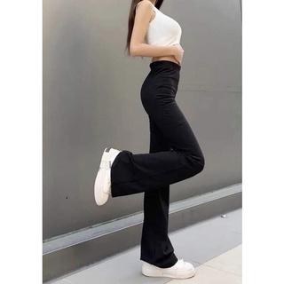 Quần legging loe dáng dài nữ
