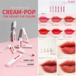 Chuẩn Auth son kem siêu lì CandyLab CANDY LAB cream Pop The velvet lip color