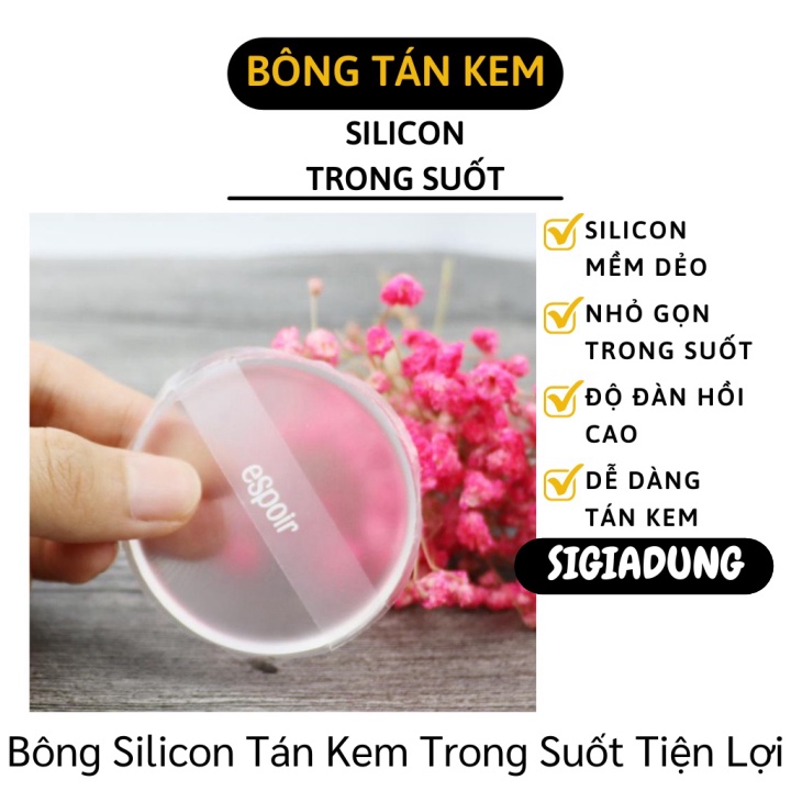 [SGD] Mút Tán Kem - Miếng Silicone Tán Kem Nền Trang Điểm, Chống Trơn Bẩn Do Lớp Dầu 5711