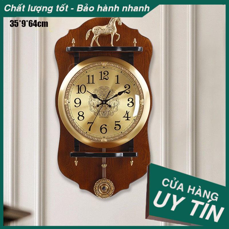 Đồng hồ treo tường tân cổ điển có quả lắc DH40