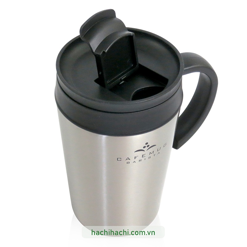 Ly inox giữ nhiệt Pearl Metal 400ml có nắp - Hachi Hachi Japan Shop