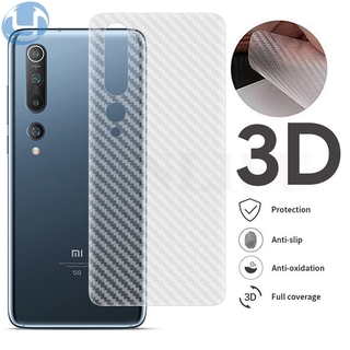 5 Miếng Dán Sợi Carbon 3d Bảo Vệ Mặt Sau Điện Thoại Xiaomi 10 Lite Poco X3 Nfc Redmi Note 10pro Max