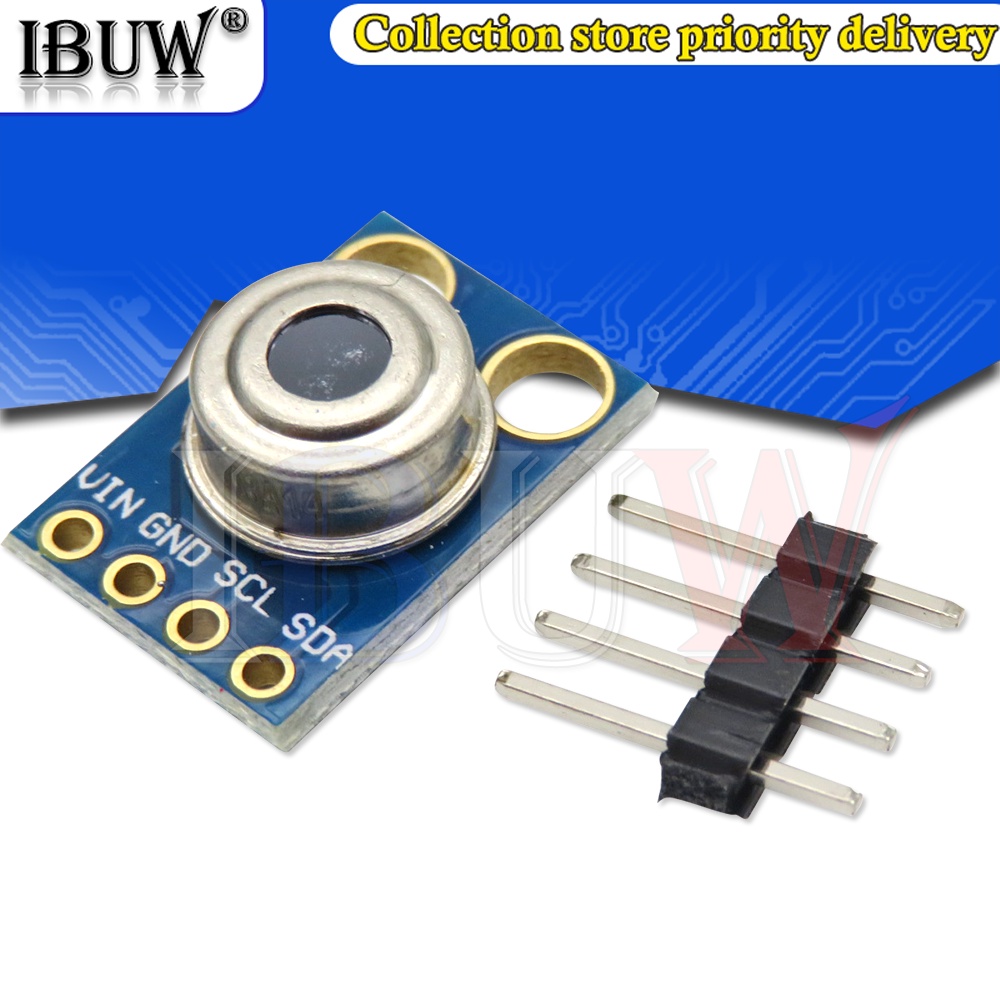 1 Mô Đun Cảm Biến Nhiệt Độ Hồng Ngoại GY-906 MLX90614 MLX90614ESF Chất Lượng Cao