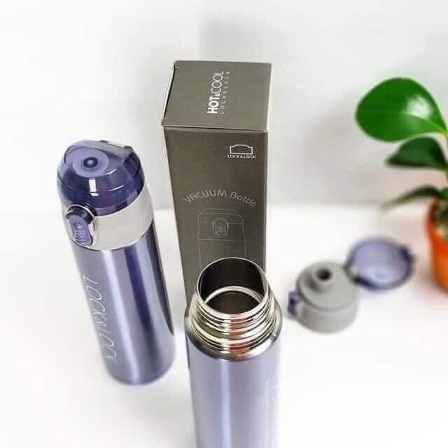 Bình Giữ Nhiệt Lock & Lock LHC6800FU  Màu Tím - Chính Hãng.