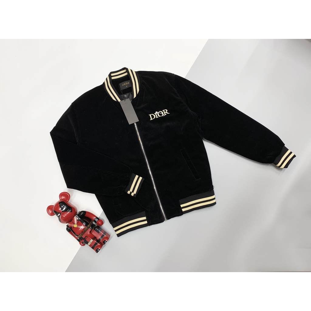 Áo khoác nam bomber dạ kim băng D.O