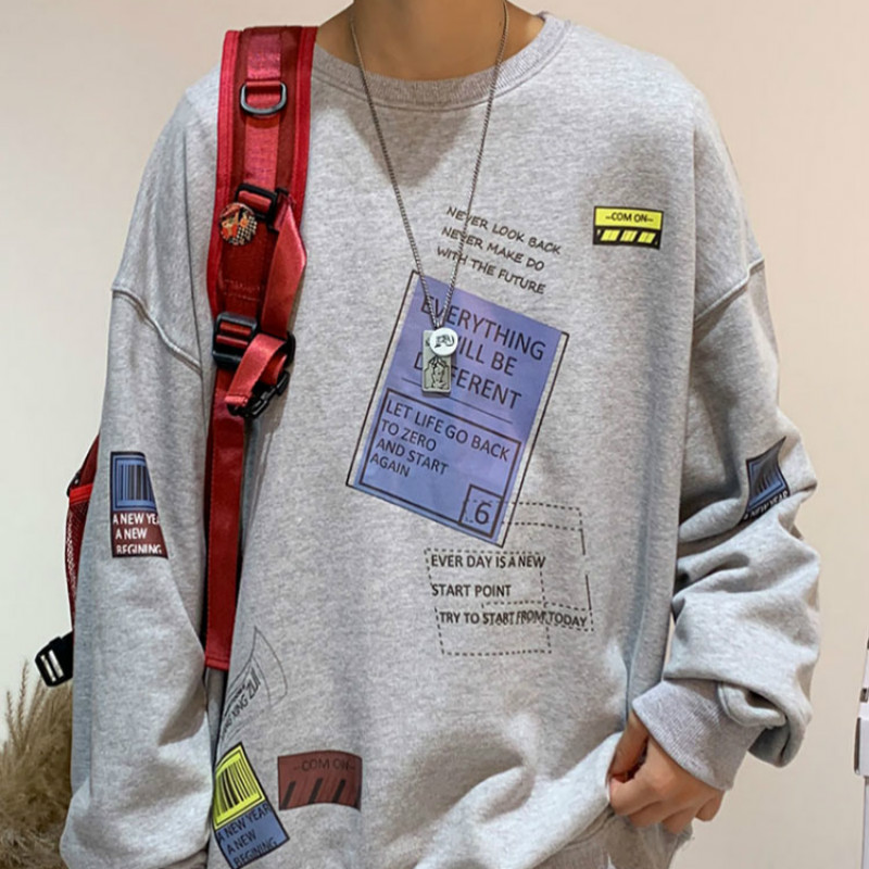 [ Mã 12FASHIONSALE1 giảm 10K đơn 50K ] Áo Sweater Dáng Rộng Thời Trang Phong Cách Hàn Quốc Cho Nam / Nữ | BigBuy360 - bigbuy360.vn