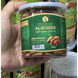 Hạt hạnh nhân tách vỏ 250gr