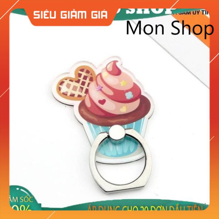 Nhẫn điện thoại giá đỡ điện thoại hình bánh dễ thương mẫu 2 ( Gía sập sàn ) MON SHOP SHOP