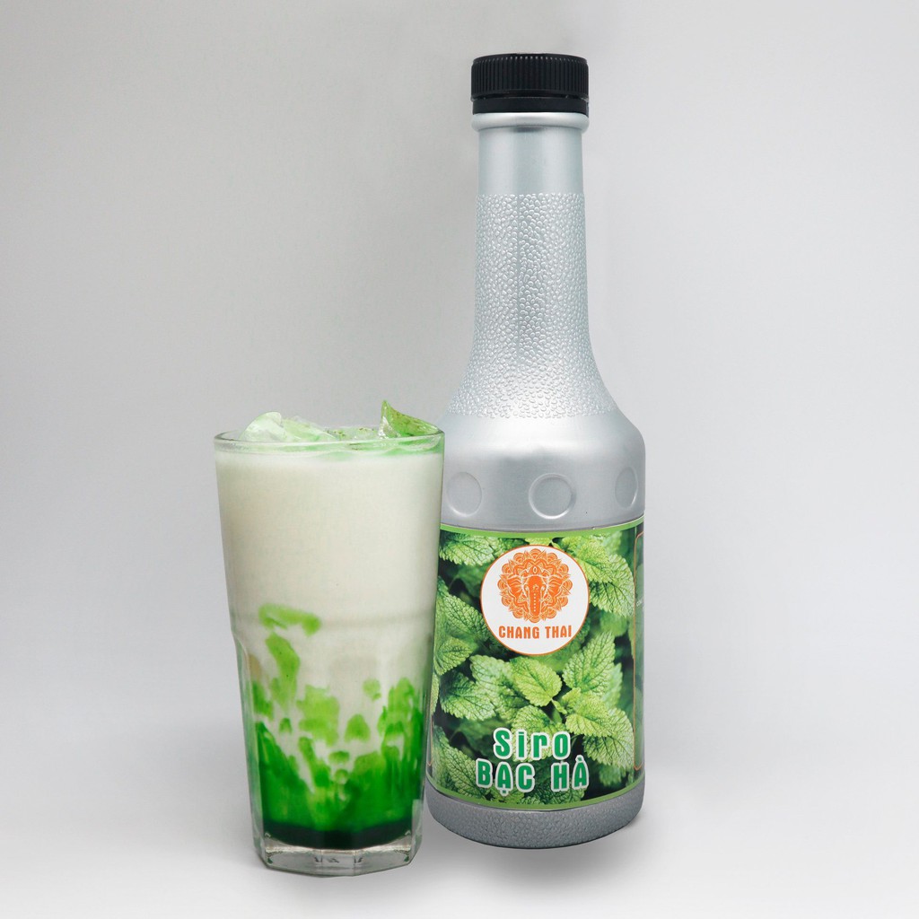 Siro Chang Thai Chai 1L - Syrup Làm Trà Đào Trà Trái Cây Đủ Các Mùi Vị Chai 1 lít