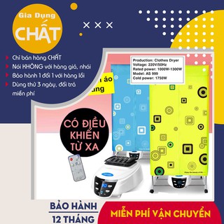 Tủ Sấy Quần Áo Cao Cấp Có Điều Khiển Từ Xa _ Bảo Hành 24 tháng