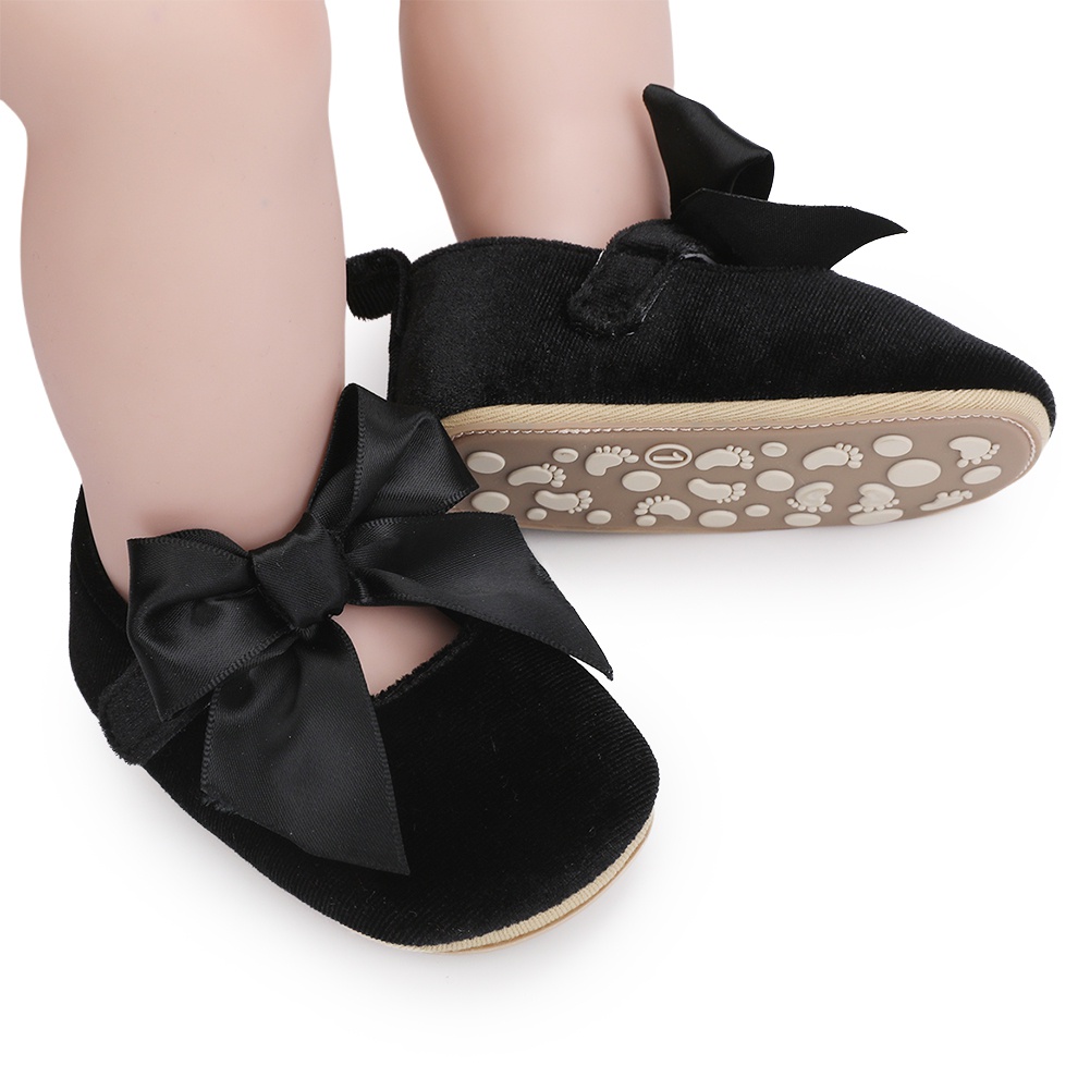 Giày Công Chúa Đế Bằng Dành Cho Bé Gái 0-18 Tháng Tuổi