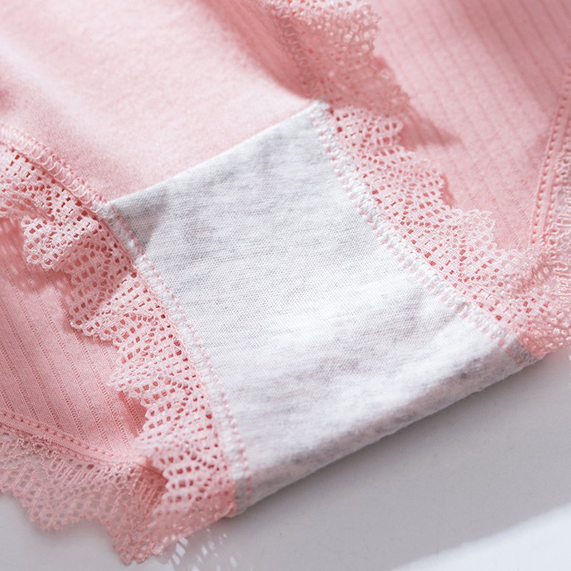 Quần lót AOWEINISI chất liệu cotton màu trơn chất lượng cao thời trang cho nữ