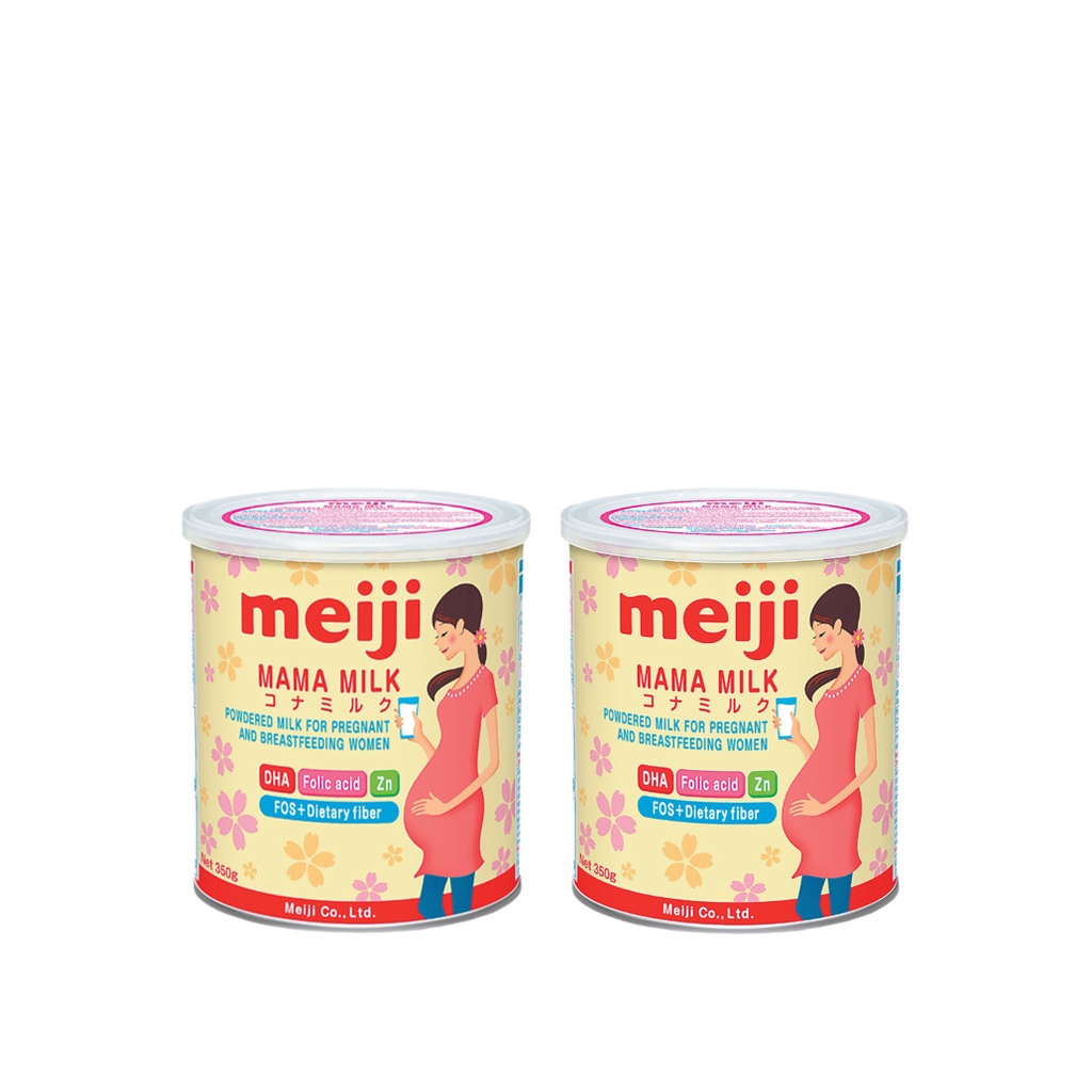 Combo 2 lon Sữa Meiji Mama Milk - Hộp 350g