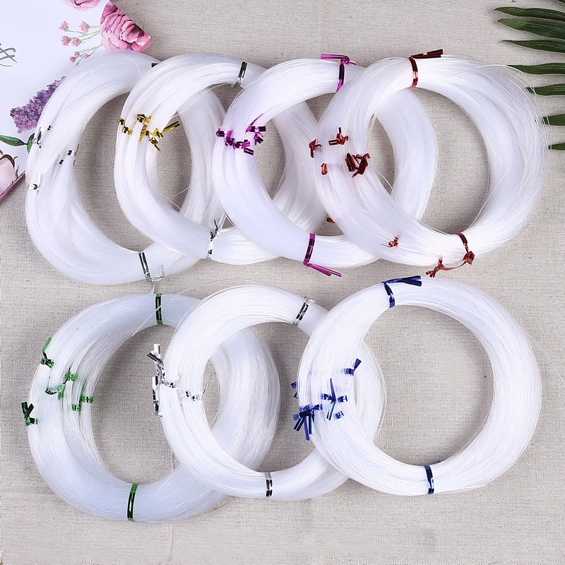 Cuộn Dây Trong Suốt Không Co Giãn Để Xỏ Hạt Làm Trang Sức Tiện Dụng