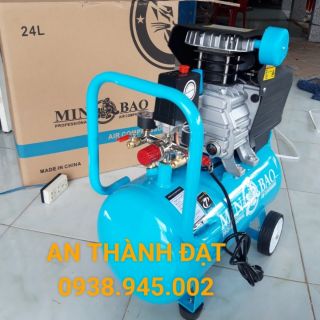 MÁY NÉN KHÍ XÀI DẦU 24 LÍT 3.0HP MINBAO