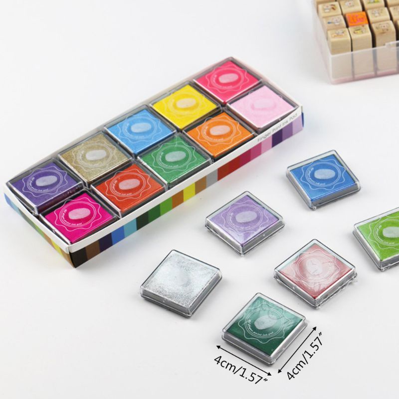 Bộ 20 Mực In Dấu Trang Trí Album DIY