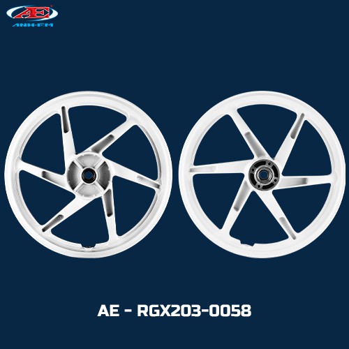 Mâm trắng satria  CẶP RG RGV RGX SUZUKI SPORT - SU XIPO - RG 110 - RGV 120 - SATRIA 2000- SATRIA 203- SATRIA 206