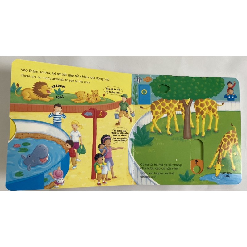 Sách - Sách chuyển động - Busy - Zoo - Sở thú
