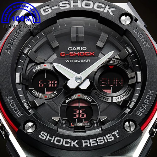 Đồng hồ G-Shock Casio Nam - Dây thép không gỉ - Năng lượng ánh sáng - GST-S100D-1A4 - Hàng chính hãng