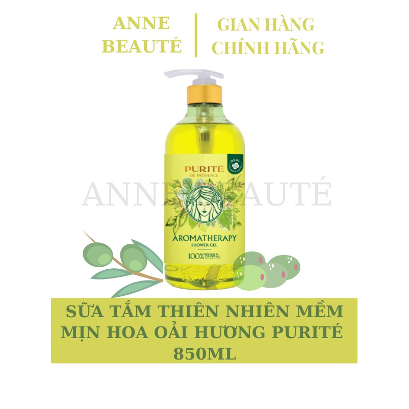 (KÈM QUÀ TẶNG) Sữa Tắm Thư Giãn Purité by Prôvence Aroma 850ml