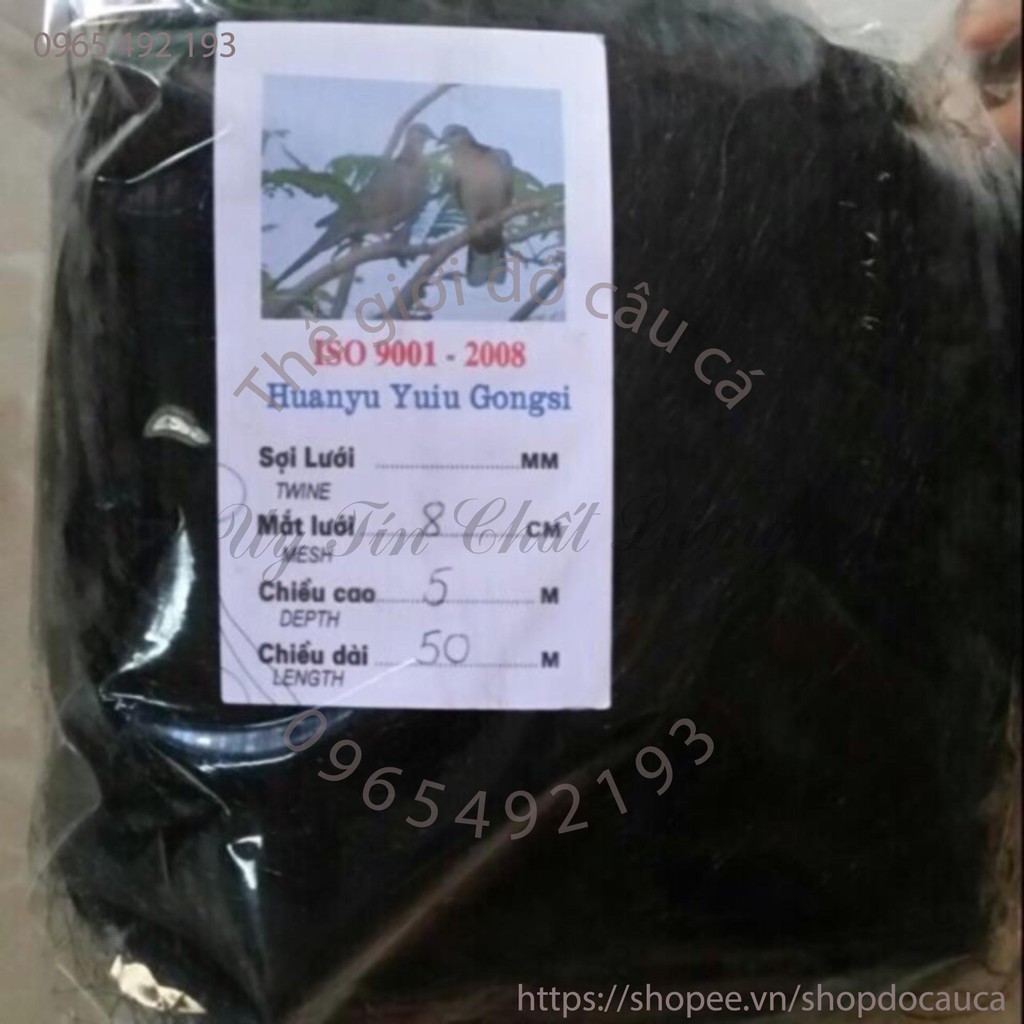 lưới chim cu gáy 8cm cao 5m dài 10 đến 30m bắt các loại chim là hàng thái cao cấp ( rẻ vô địch )