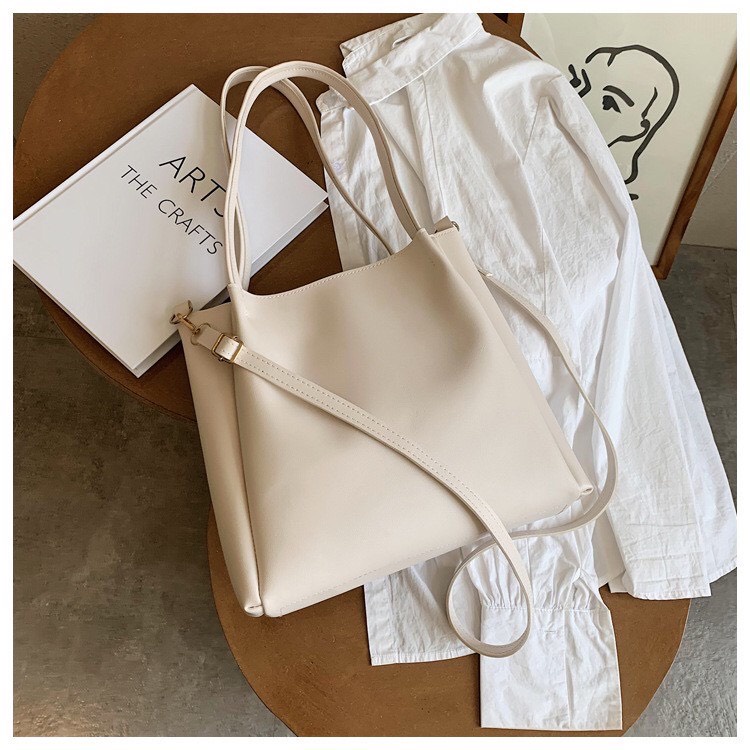 Túi Công Sở Nữ Linh Store Túi Đeo Chéo Kẹp Nách Đeo Vai Tote Da 2 Màu Thời Trang Cao Cấp - LS21