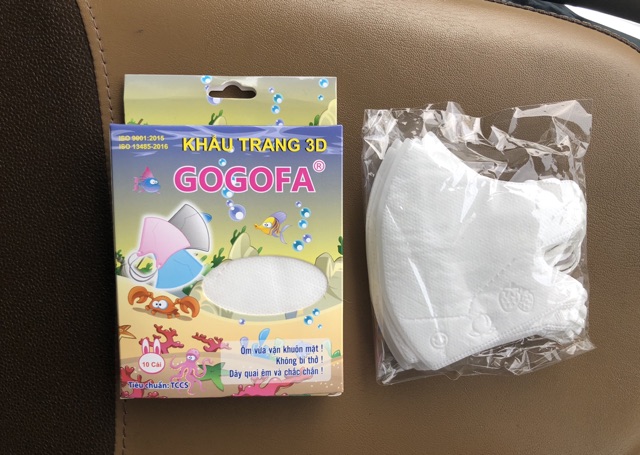Khẩu trang em bé Gogofa 4 lớp | BigBuy360 - bigbuy360.vn