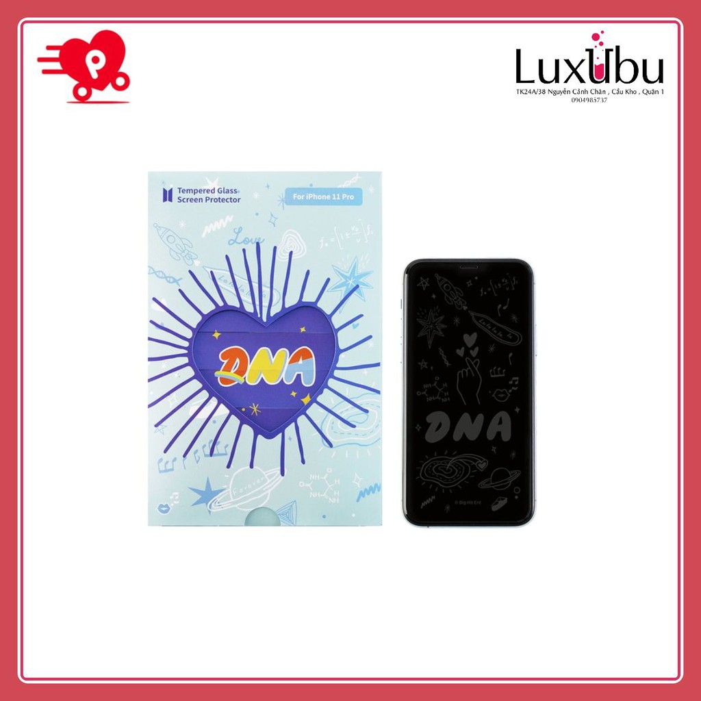 //LUXUBU// Miếng dán kính cường lực iPhone có hình ảnh từ BTS DNA