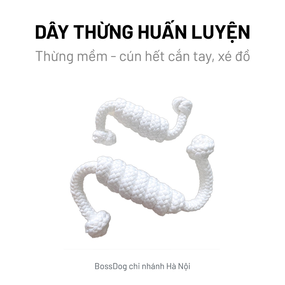 Dây thừng đồ chơi huấn luyện chó