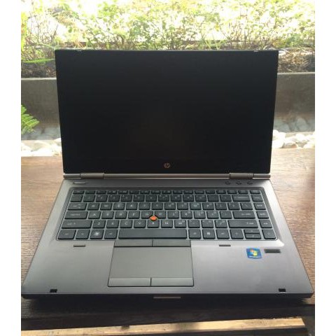 Laptop HP Elitebook 8460W dòng máy trạm bền bì giá rẻ 4trx i5 2520M 4GB SSD 240GB Card rời 1GB Màn hình 1600x900 14 inch