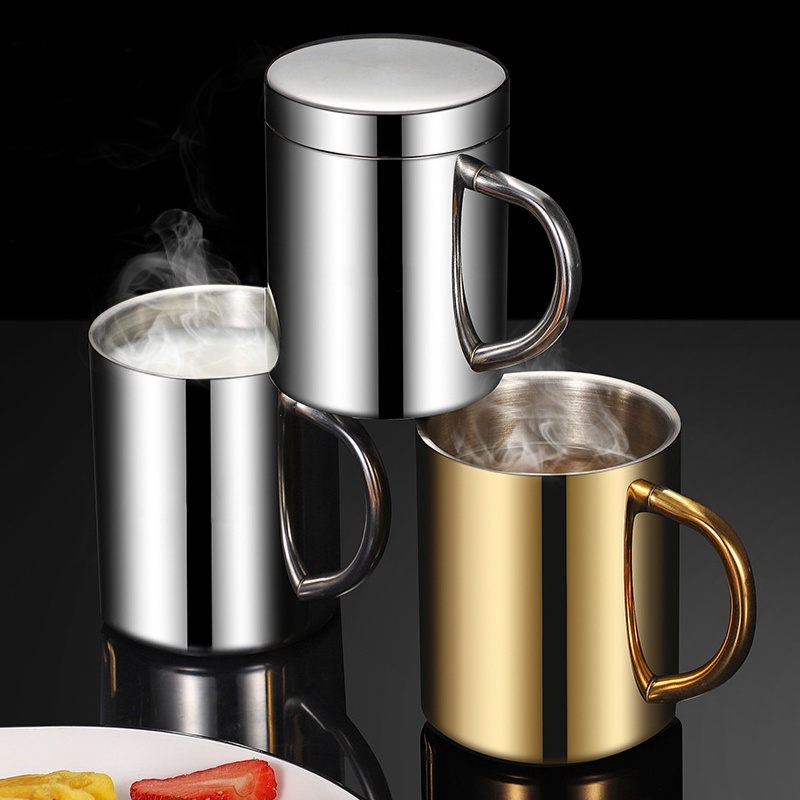 Bình Nước Giữ Nhiệt Bằng Thép Không Gỉ 304 Hai Lớp Cách Nhiệt