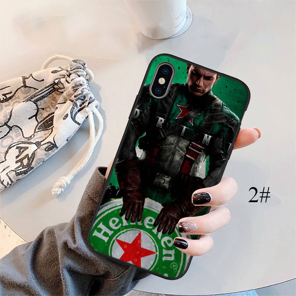 Ốp điện thoại silicon mềm hình logo Heineken Usi65 thích hợp cho Iphone 13 12 Pro Max Mini Xs Max X