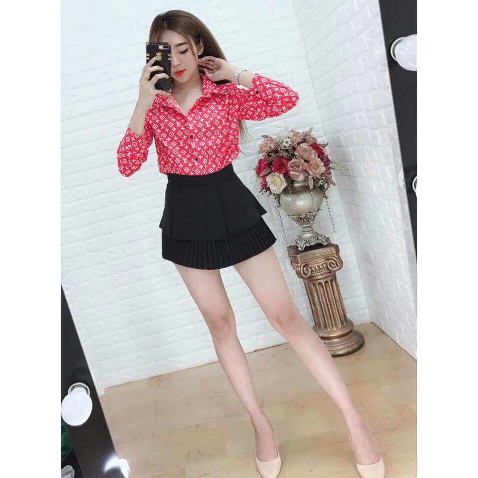 Áo Sơ Mi Nữ Cao Cấp Kate Lụa 3D