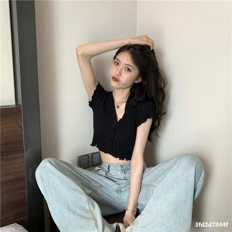 🐇 Áo thun nữ 🐇🐇 croptop 🐇 chất len quảng châu 🐇 | BigBuy360 - bigbuy360.vn