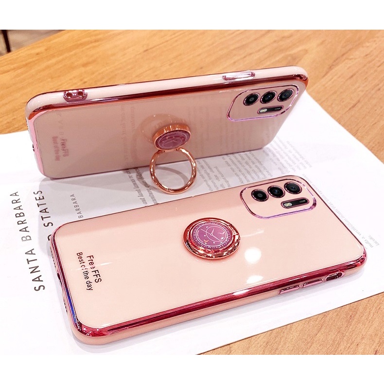 ỐP LƯNG SILICON XIAOMI REDMI NOTE 10, NOTE 10S, NOTE 10 PRO ,NOTE 10 5G KÈM IRING SANG TRỌNG