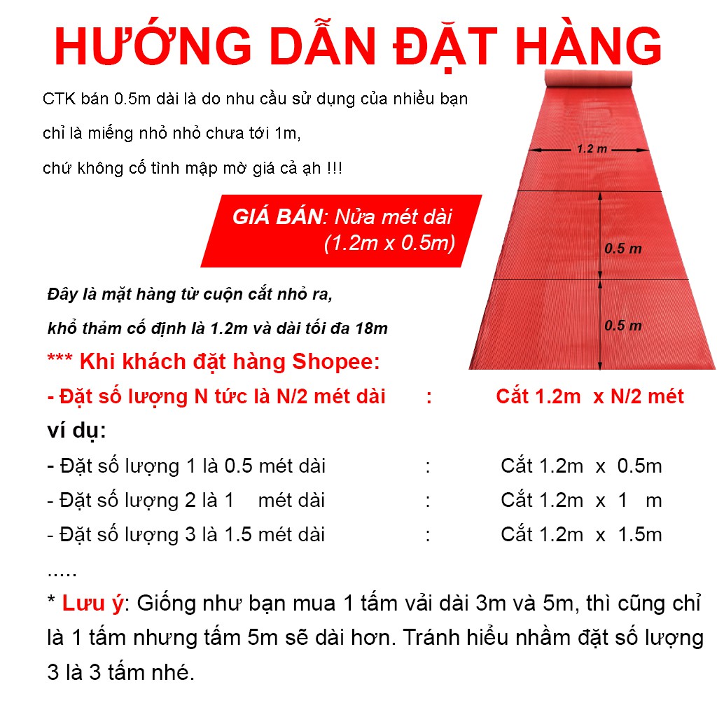 Thảm nhựa trải sàn chống trơn, thảm lót sàn nhà dạng cuộn sọc đủ màu 120x 50cm