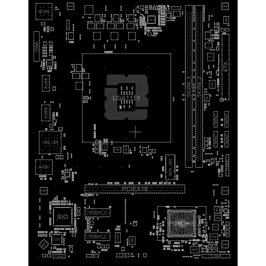 Sơ đồ mạch và Boardview main Gigabyte H310M S2 rev 1.0