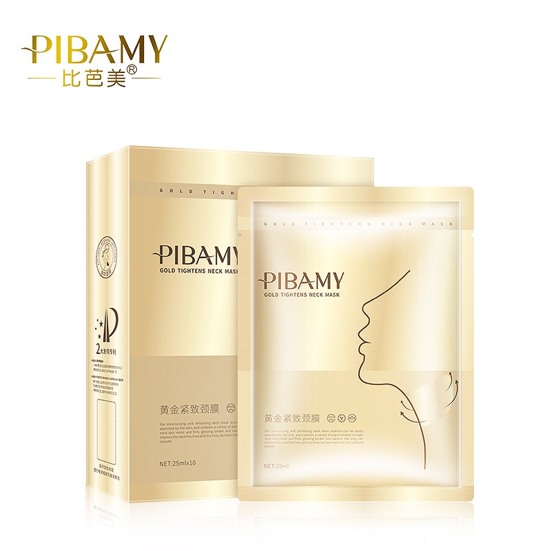 Mặt nạ vàng dưỡng ẩm làm săn chắc da cổ ngăn ngừa nếp nhăn