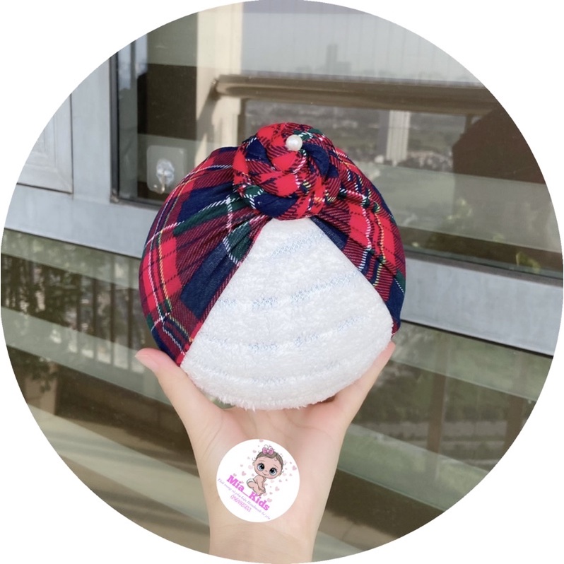 TURBAN CHO BÉ RẺ ĐẸP CHẤT COTTON MỀM MỊN CHO BÉ 0-20M