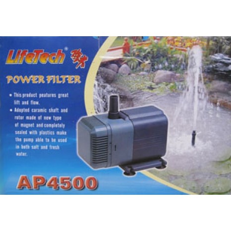 Máy bơm nước bể cá Lifetech AP4500 (bơm hòn non bộ, tiểu cảnh, trồng rau thuỷ canh, aquaponics)