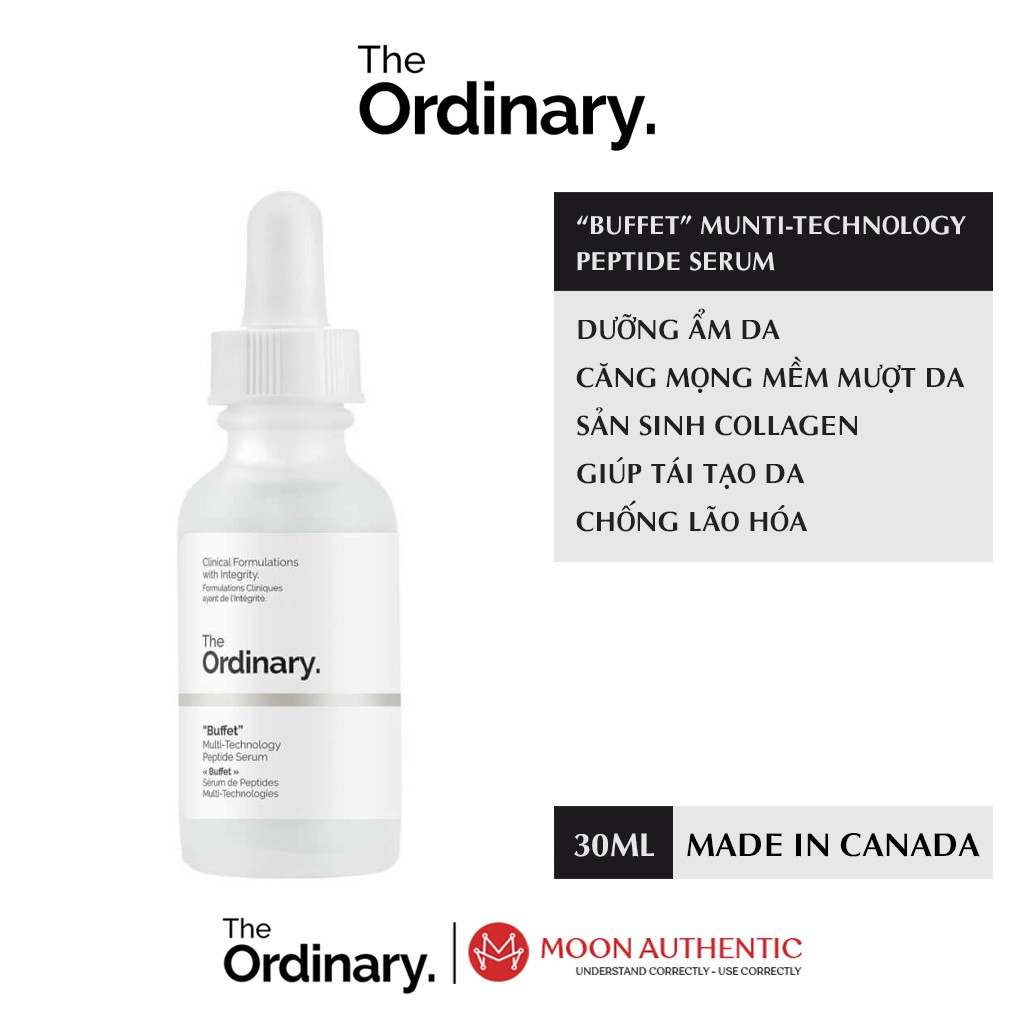 Tinh Chất  Ordinary Buffet Multi-Technology Peptide 30ml