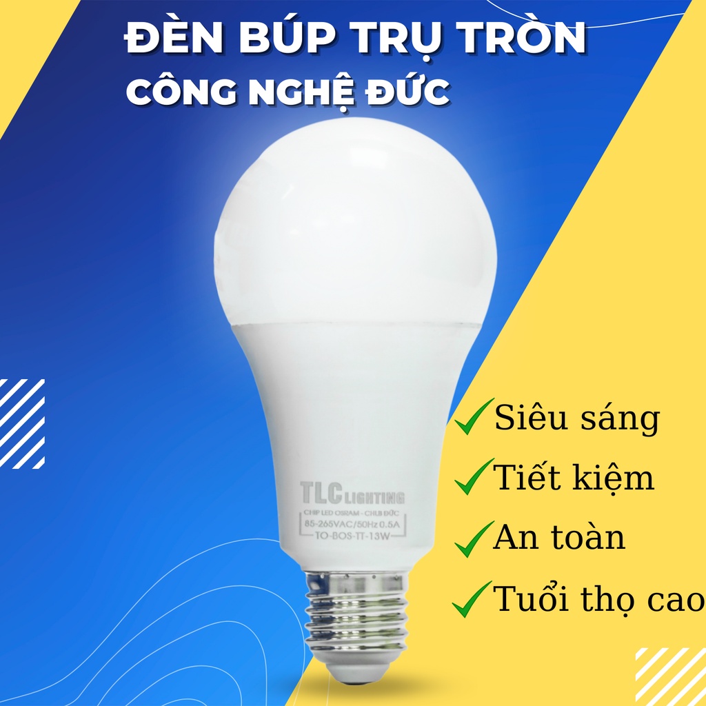 Bóng Đèn LED Búp OS Siêu Sáng, Tiết Kiệm Năng Lượng, Áng Sáng Tốt Cho Mắt, Công suất 3W,6W,8W,10W,13W