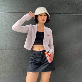Áo errorist sign cardigan 2 màu nâu nhạt/xanh
